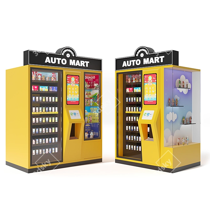 Internet-Inspired Vending Machine 3D model image 1