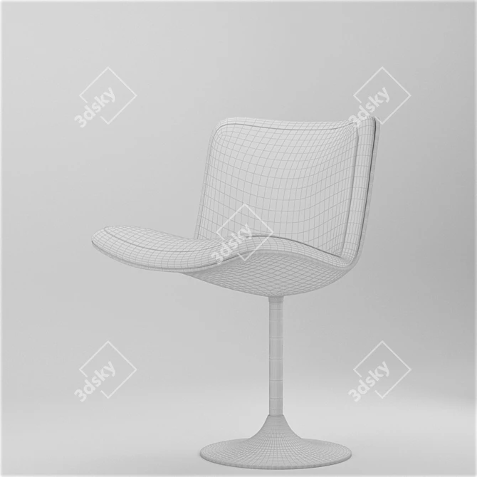 Contemporary Baxter Marilyn Armchair 3D model image 2