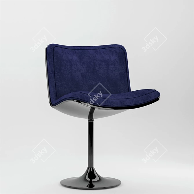 Contemporary Baxter Marilyn Armchair 3D model image 3