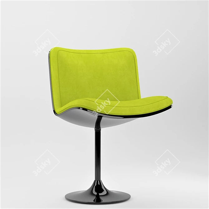 Contemporary Baxter Marilyn Armchair 3D model image 6