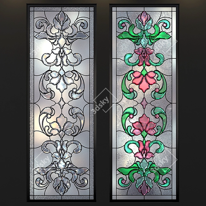 Stained Glass Refill: 600*1800mm 3D model image 1