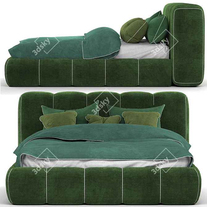 Cozy Comfort: Dorelan Soft_Nest Bed 3D model image 1