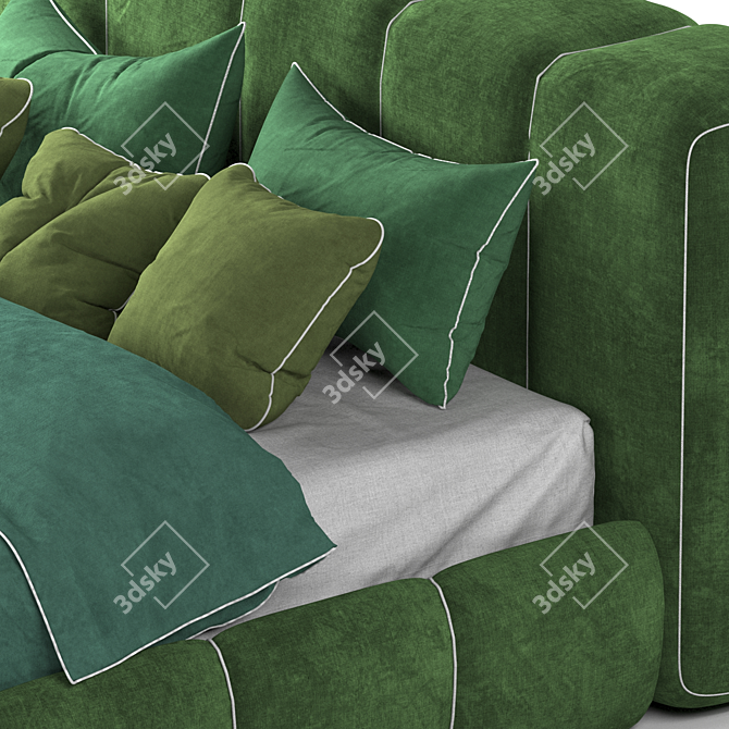 Cozy Comfort: Dorelan Soft_Nest Bed 3D model image 2