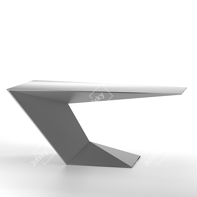 Sleek and Modern Furtif Desk 3D model image 1