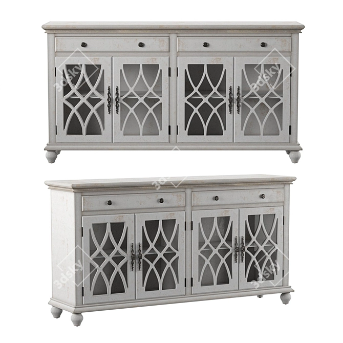 Elegant Colgrove Sideboard—Essential Storage Solution 3D model image 1