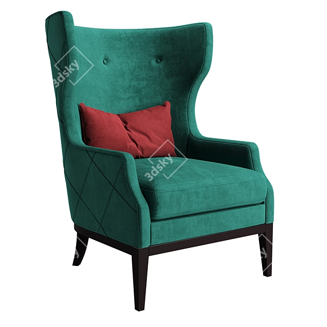 Elegant Furman Chair 3D model image 3