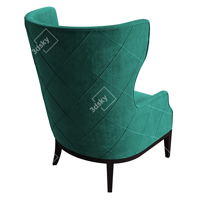 Elegant Furman Chair 3D model image 4