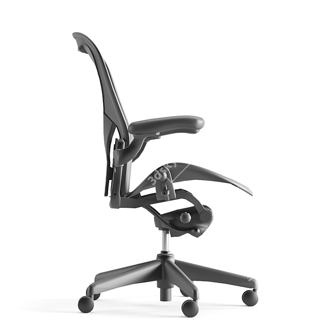 Ultimate Ergonomic Office Chair 3D model image 4