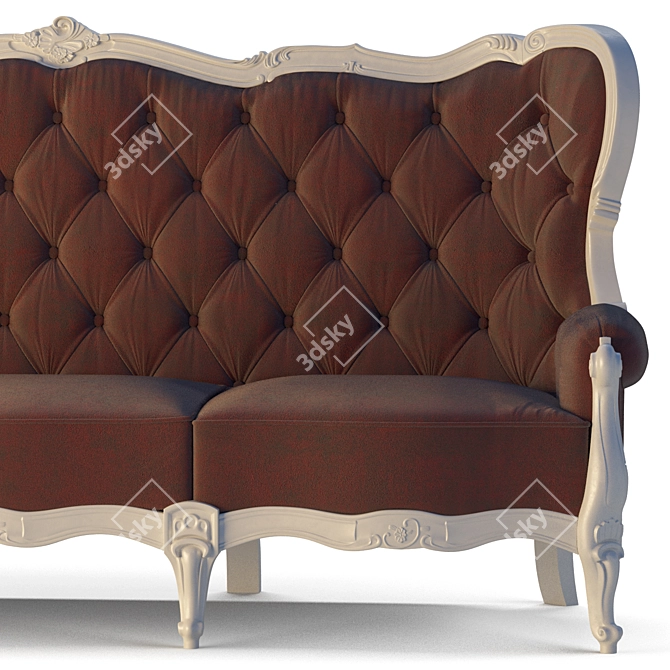 Elegant Classimo 3D Sofa 3D model image 3