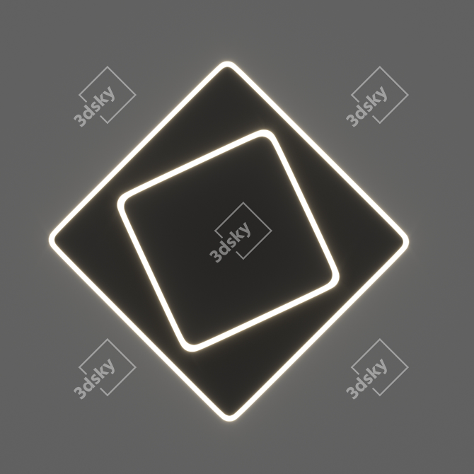 Mantra Dakla Wall Light - 6425/6427 Ohm 3D model image 1