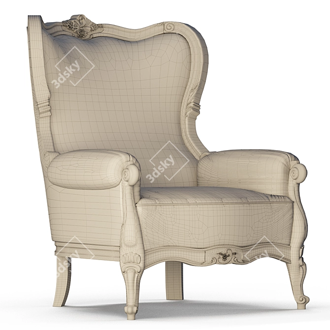 Elegant Classimo 3D Chair 3D model image 4