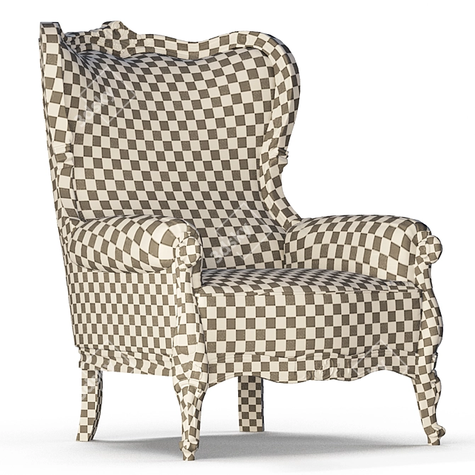 Elegant Classimo 3D Chair 3D model image 5