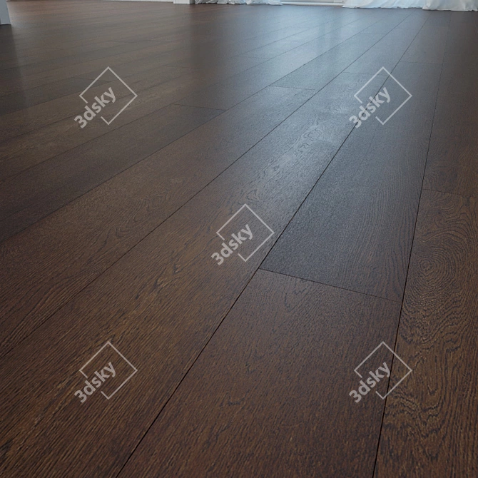 Cuba Oak Wood Flooring 3D model image 1