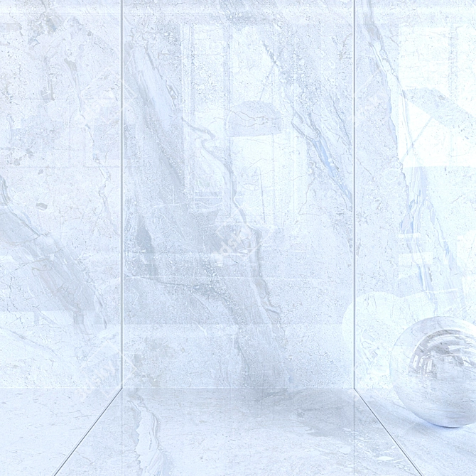 Elena Gray Wall Tiles: Multi-Texture, High-Quality HD, 3D Render Compatible 3D model image 1