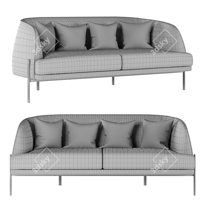 Luxury Caillou Liu Jo Sofa 3D model image 3