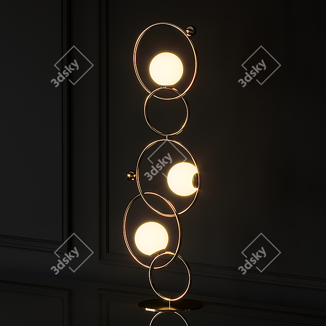 VeniceM Zoe Floor Light: Sophistication in Illumination 3D model image 2