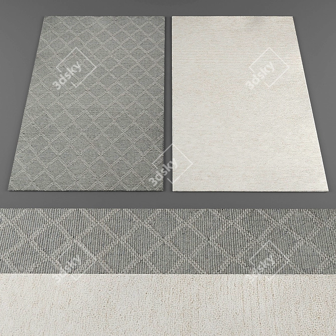 Calvin Klein Rugs: Luxurious Collection 3D model image 1