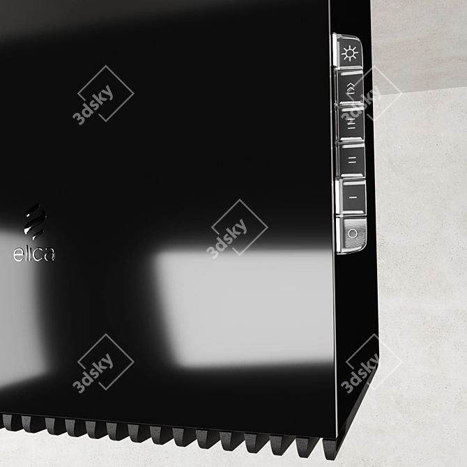 Elica Haiku Island: Modern Kitchen Extractor 3D model image 2