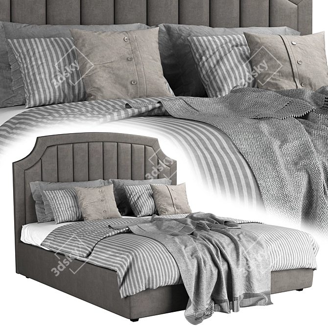 Monro Bed: 180 x 200 3D model image 2