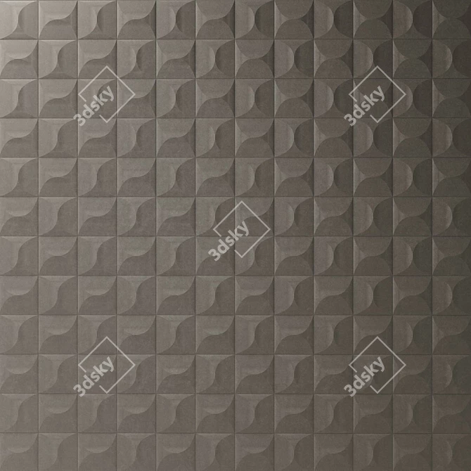 3D Carrelage Textile Wallcovering 3D model image 3