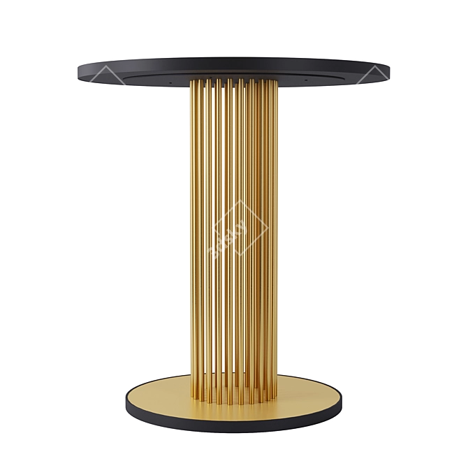 Elegant Brass Table: Central Park 3D model image 2