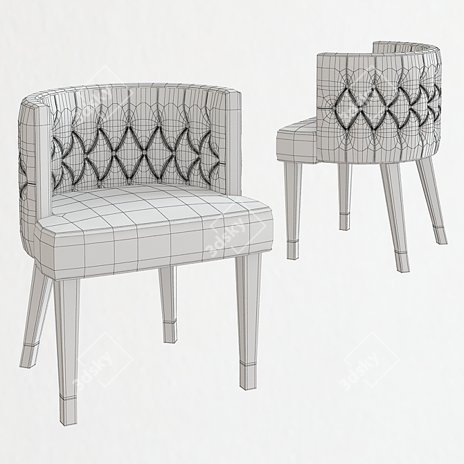 Aristo Chair: Comfort and Elegance 3D model image 2