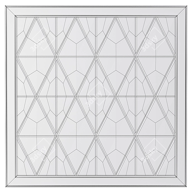 Elegant Wall Panels: No.7 3D model image 2