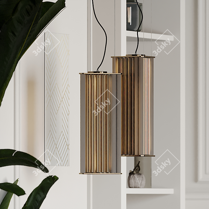 Stunning VeniceM Numa Pendant 3D model image 4