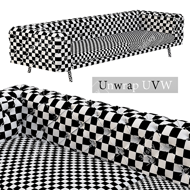 Luxurious ULIVI_SALOTTI DANIEL Sofa 3D model image 3