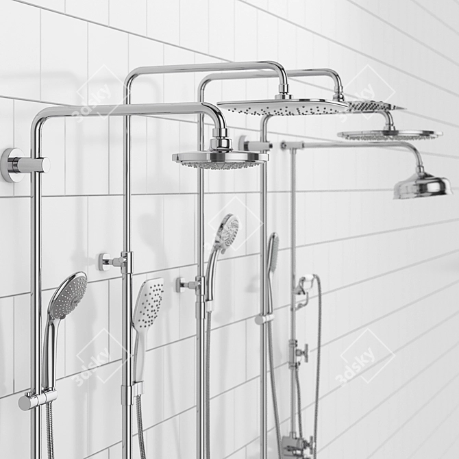 Luxury Shower Systems: Devon Devon | Ravak | GROHE 3D model image 4