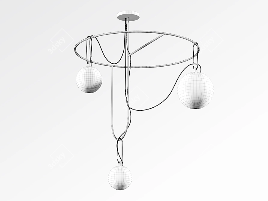 Artemide NH Suspension: Modern Lighting Solution 3D model image 2