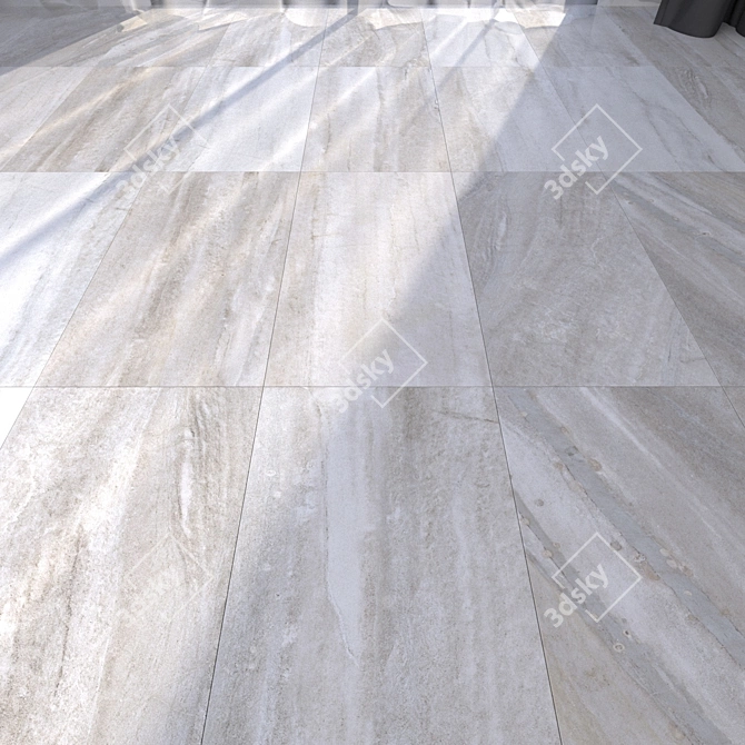 Marble Evolution Sand Floor: Multi-Texture Luxury 3D model image 1