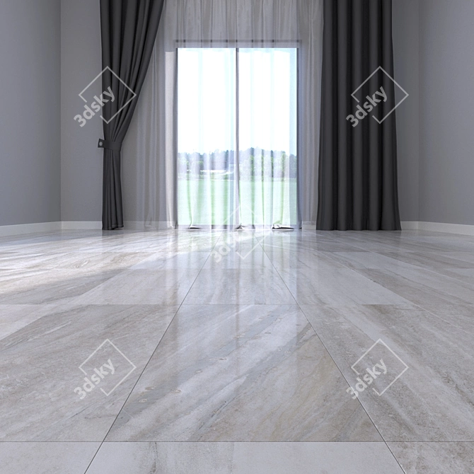 Marble Evolution Sand Floor: Multi-Texture Luxury 3D model image 2