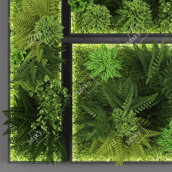 EcoWall Vertical Garden Kit 3D model image 2