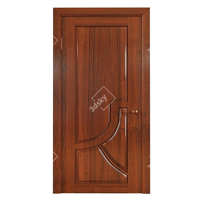 Neo Classic Door: Vintage Elegance 3D model image 1