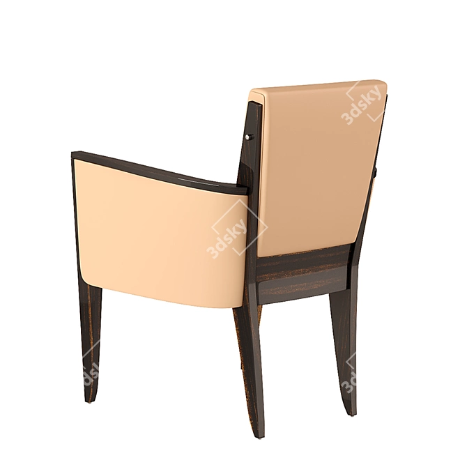 Dupre-Lafon Inspired Dining Chairs: Pollaro YF114 3D model image 3