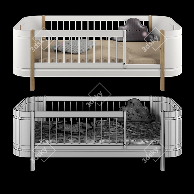 OLIVER FURNITURE Mini Junior Bed 3D model image 2