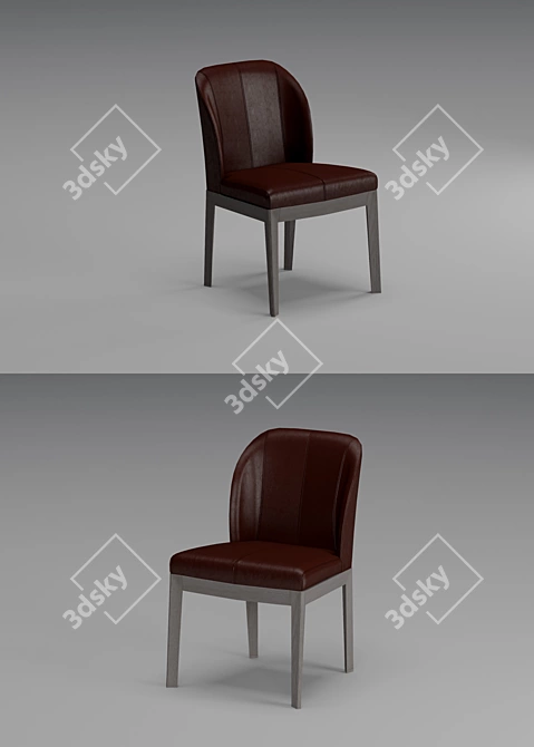 Giorgetti Normal Chair: Simple Elegance 3D model image 1