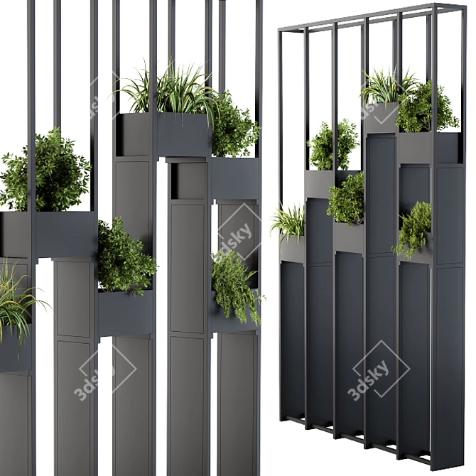 Greenery Divider 3D model image 1