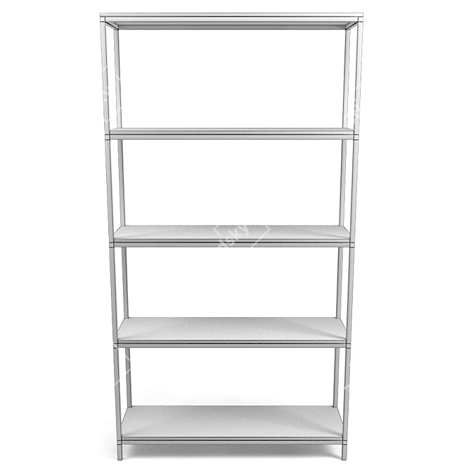 Talist 5-Shelf Interior Shelving 3D model image 3