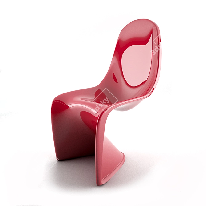 Iconic Panton Chair: Timeless Design 3D model image 1