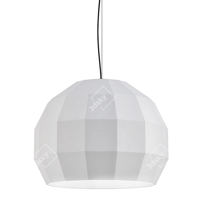 Elegant Scotch Club Suspension Lamp 3D model image 1