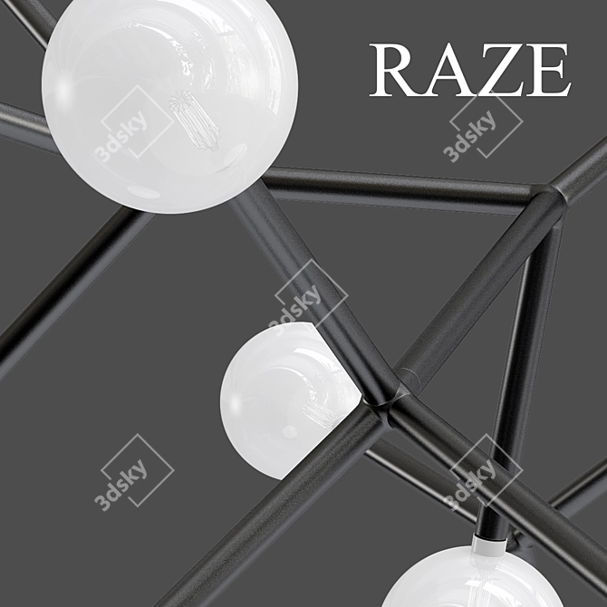 RAZE 2013: Sleek Designer Chandelier 3D model image 2