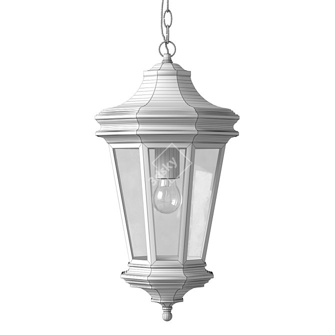 Urban Glow Pendant Light 3D model image 3