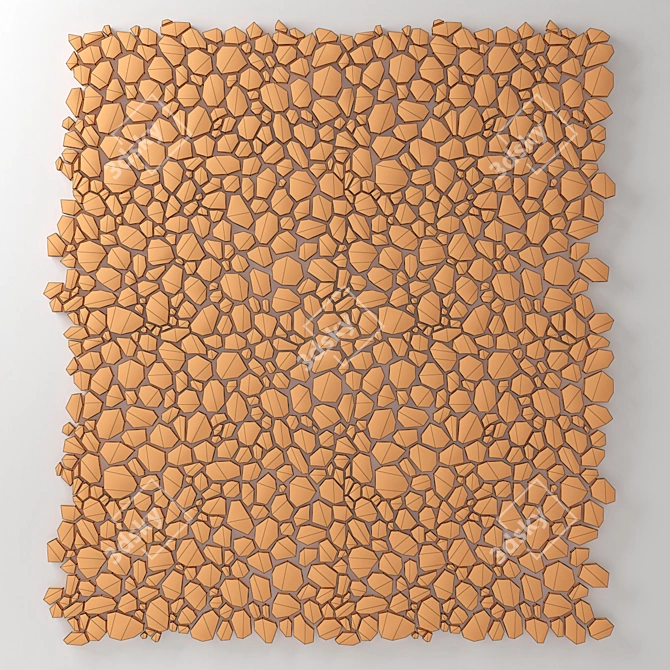 Shimmering Shard Art Panel 3D model image 5