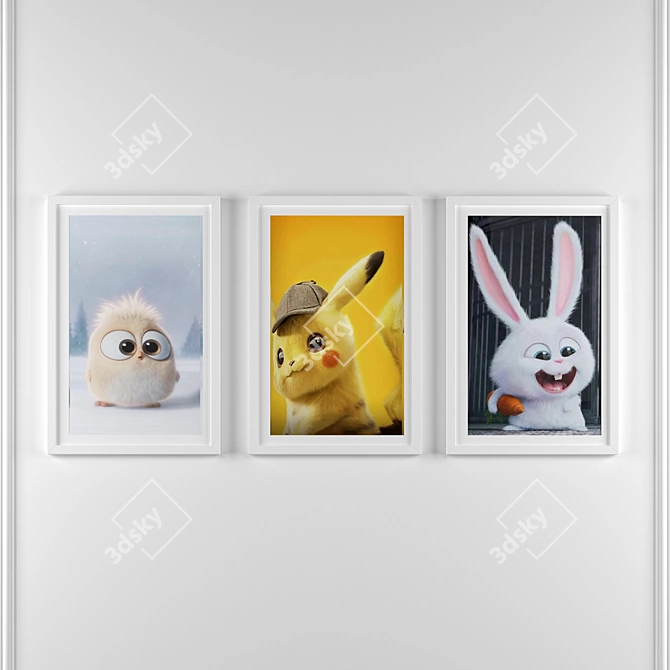 Kids Frame Set: 3D Models 3D model image 1