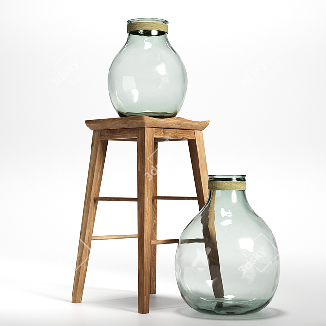 Zara Decorative Vessels 3D model image 1