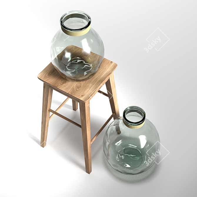 Zara Decorative Vessels 3D model image 2