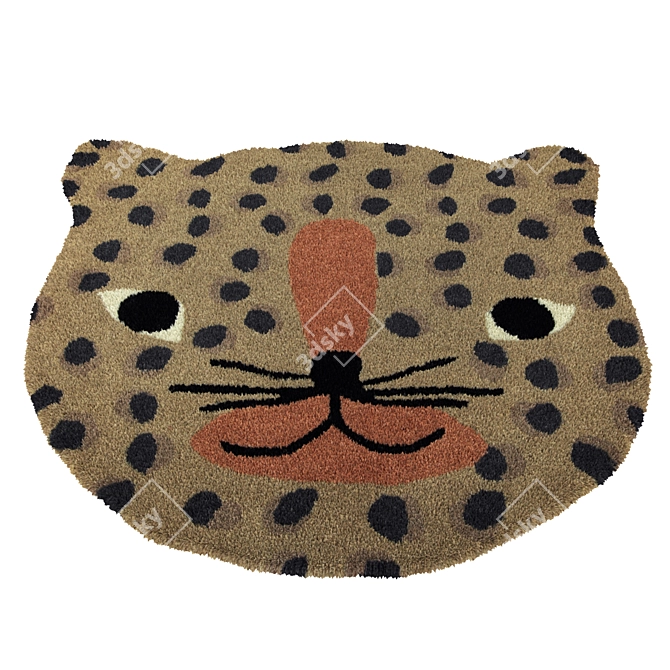 OYOY Animal Rugs Collection 3D model image 2