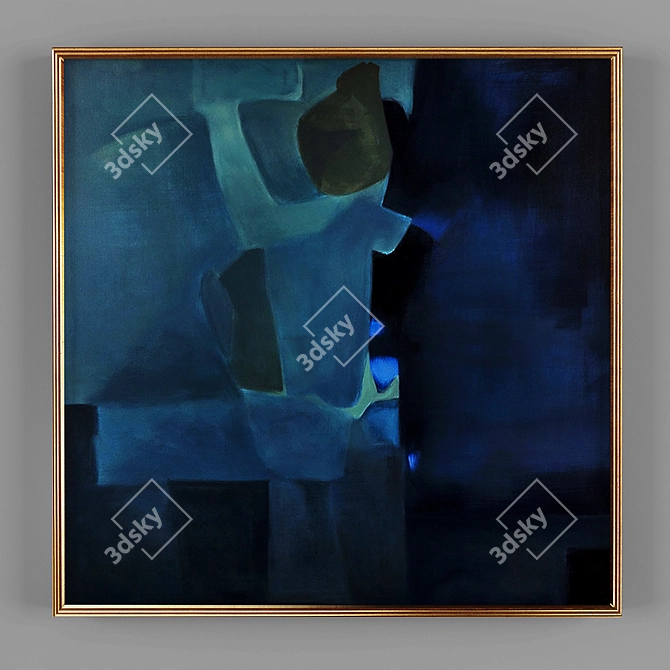 Modern Art Picture Collection 3D model image 2